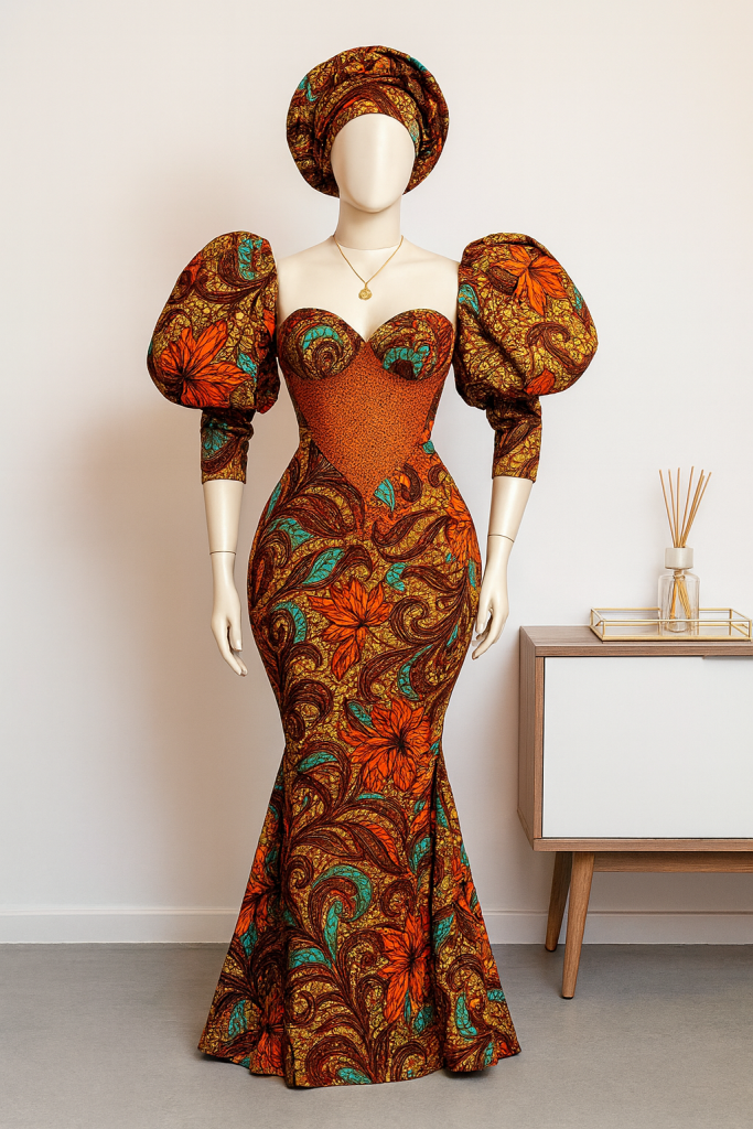 Latest Ankara Gown Styles For Weddings