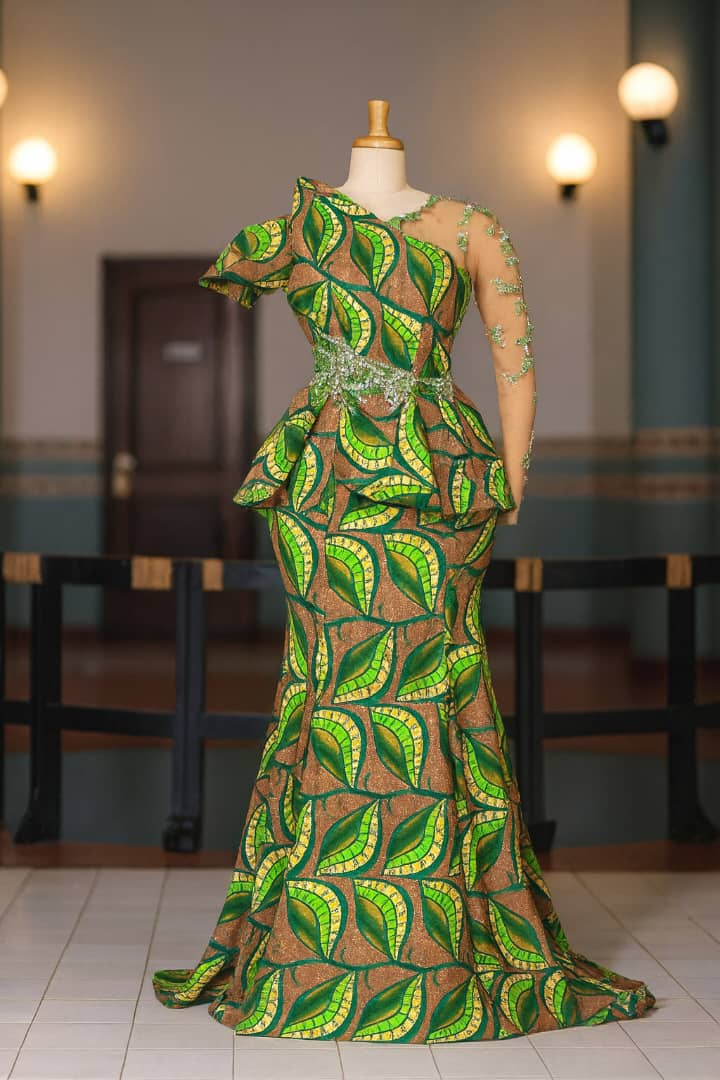  Mermaid Ankara Gown Style