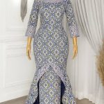 Long Ankara gown