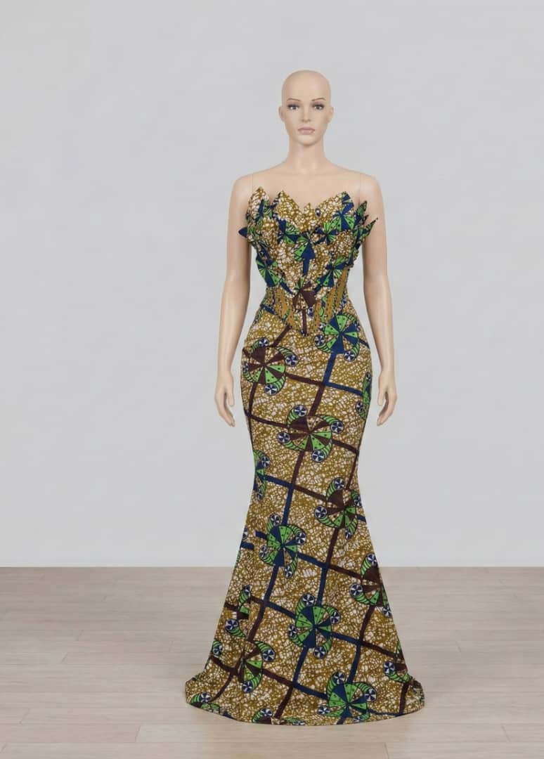 Gorgeous Ankara Mermaid Gown