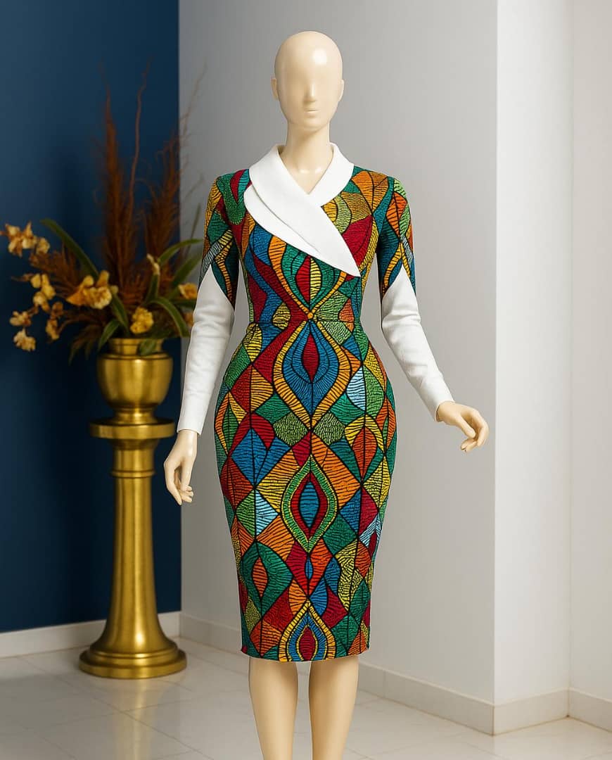 Ankara Pencil Gown