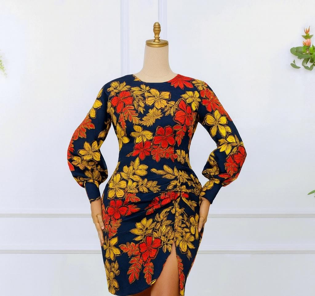 Ankara Short Gown 