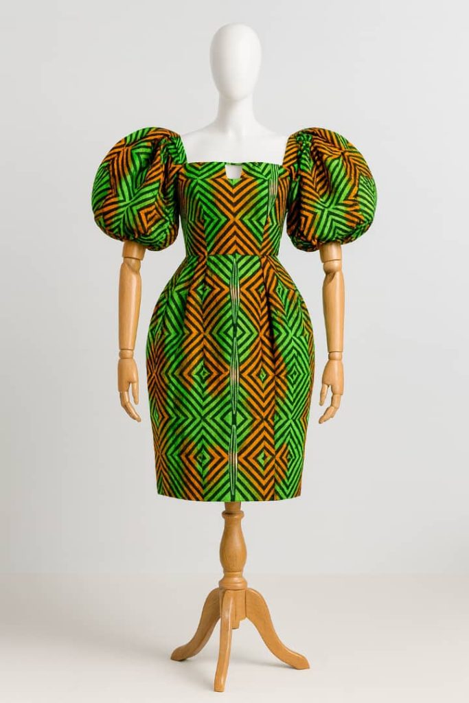 Ankara short gown